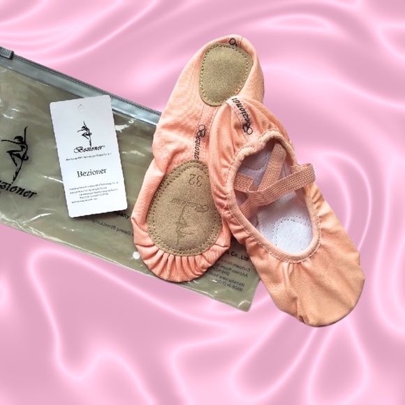 Brand New! Girl's Ballet Slippers - Picture 2 of 3